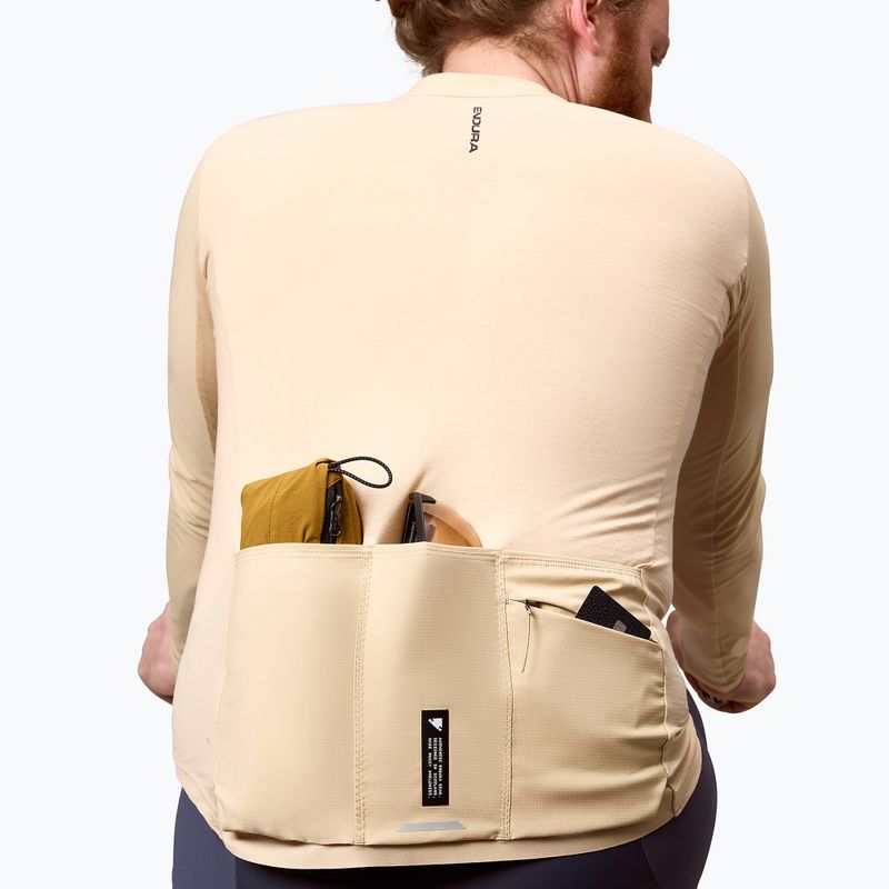 Pánské cyklistické tričko Longsleeve Endura Alltrack Ride sand 6