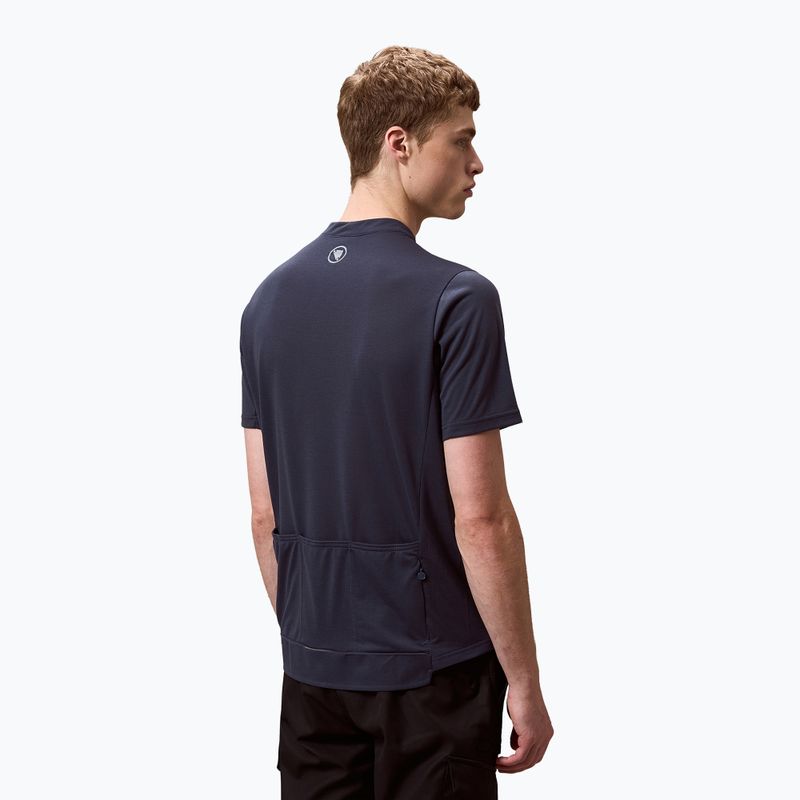 Pánský cyklistický dres Endura Loop Zipped carbon grey 3