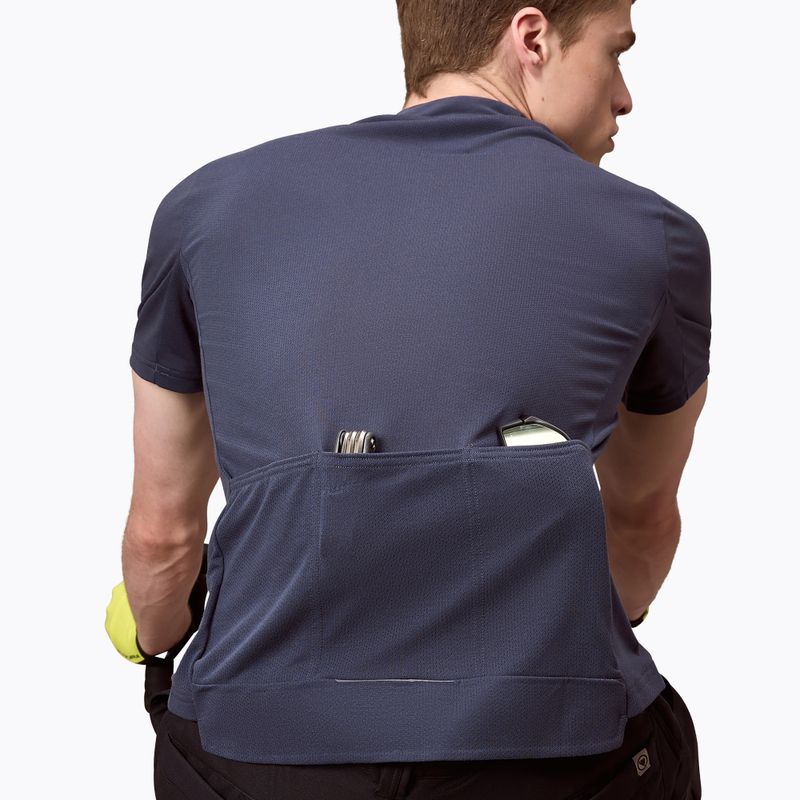 Pánský cyklistický dres Endura Loop Zipped carbon grey 6