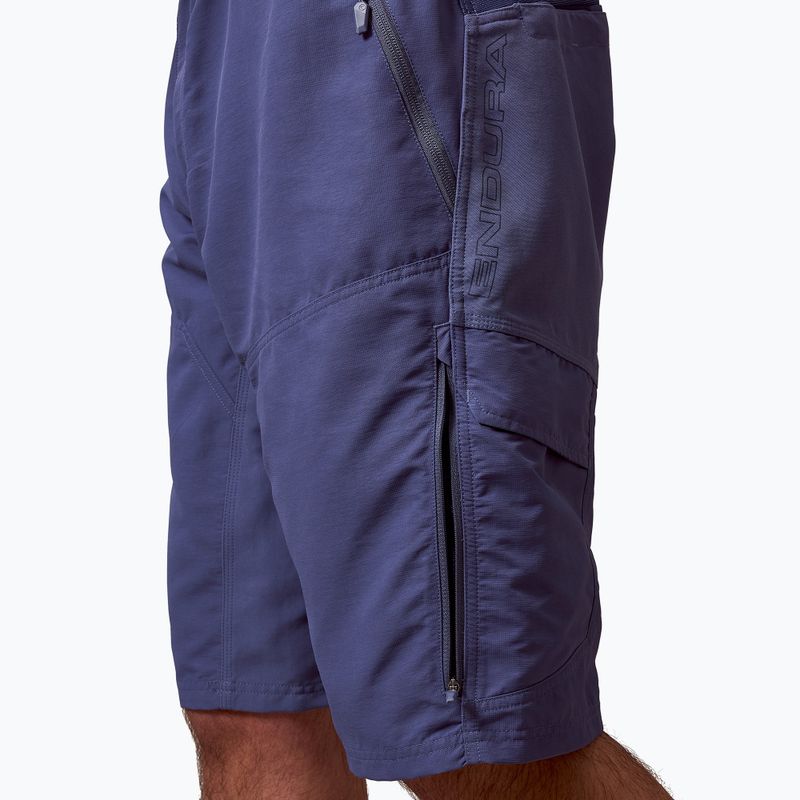 Pánské cyklistické šortky Endura Hummvee Short indigo rock 7