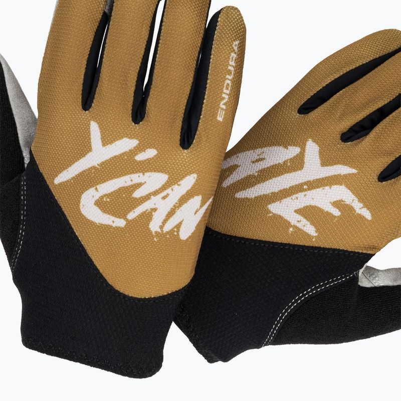 Pánské cyklistické rukavice Endura Hummvee Lite Icon trail bronze 6