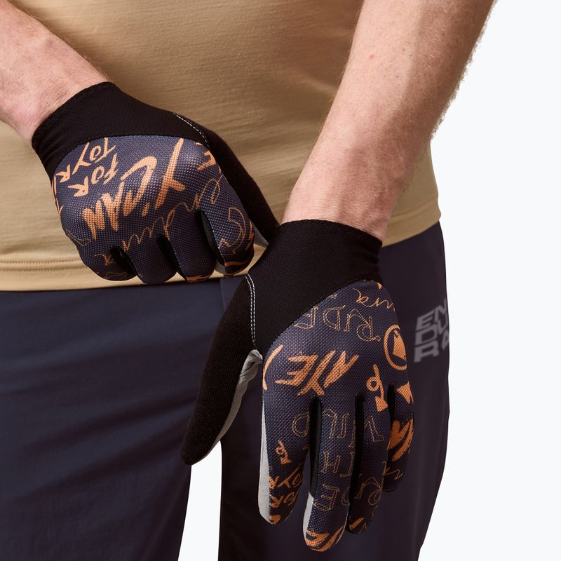 Pánské cyklistické rukavice Endura Hummvee Lite Icon carbon grey 4