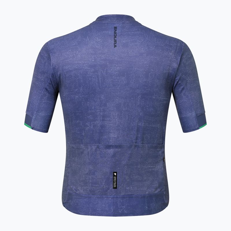Pánský cyklistický dres Endura FS260 Print indigo rock 2