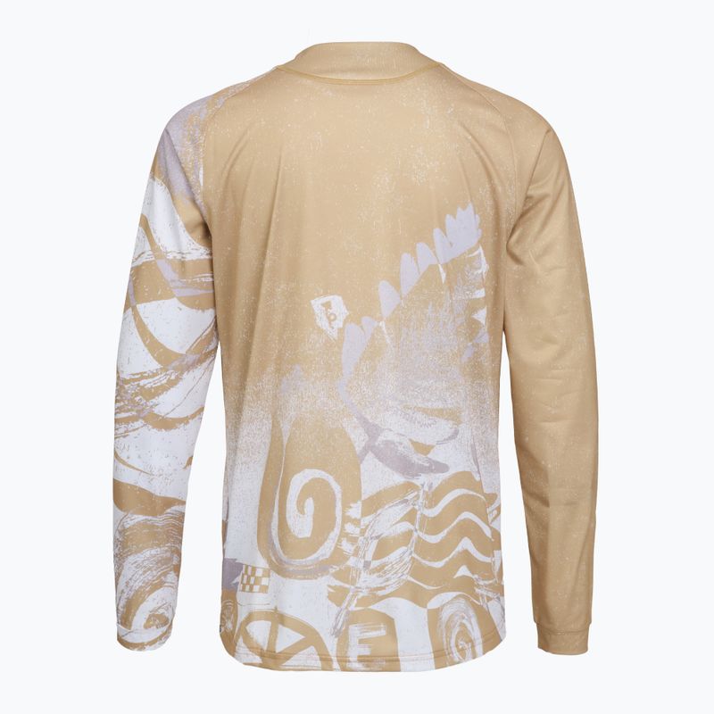 Pánské cyklistické tričko Longsleeve Endura Singletrack Print sand 2