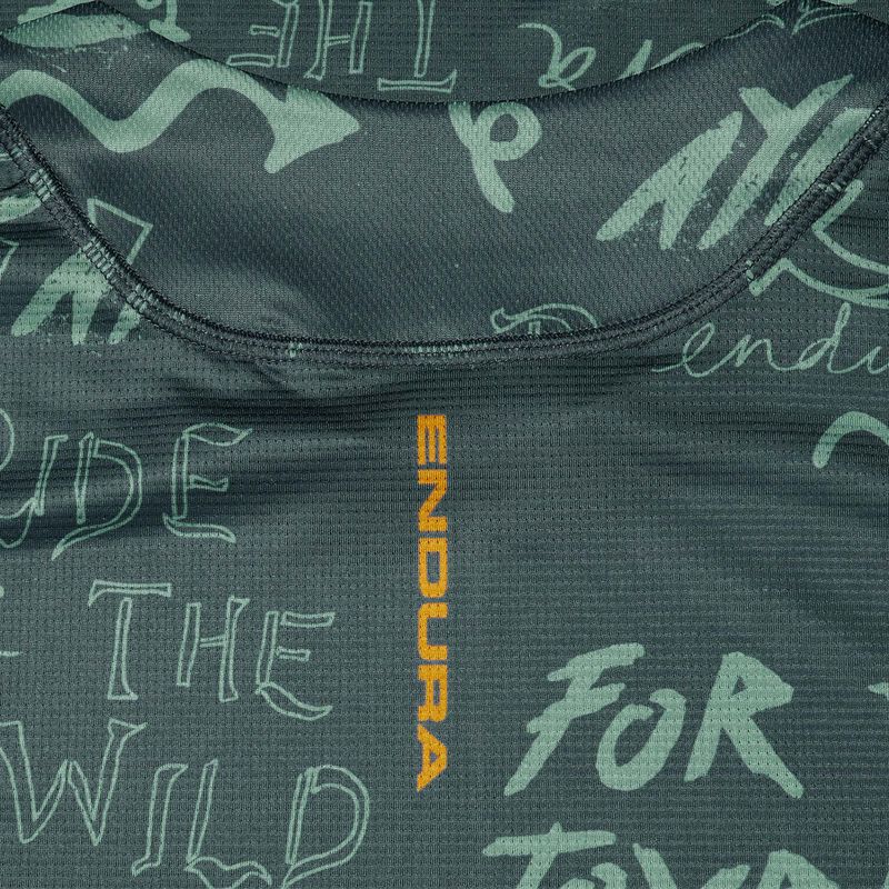 Pánské cyklistické tričko Longsleeve Endura Singletrack Print carbon grey 4