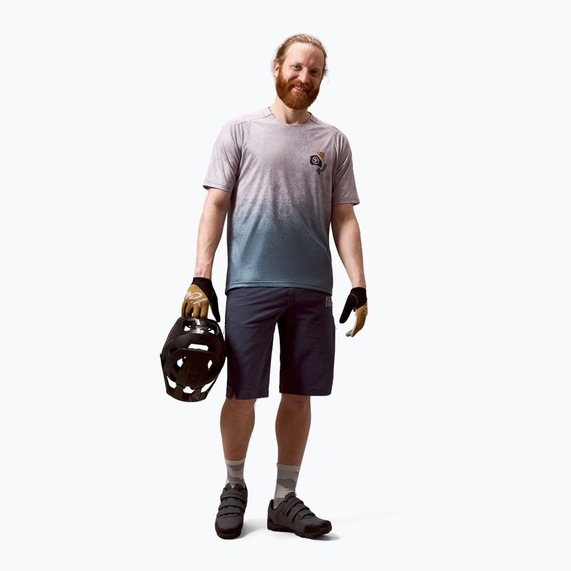 Pánský cyklistický dres Endura Singletrack Print titanium 2