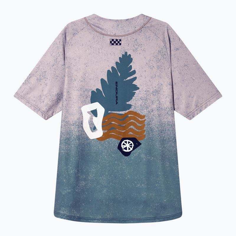 Pánský cyklistický dres Endura Singletrack Print titanium 8