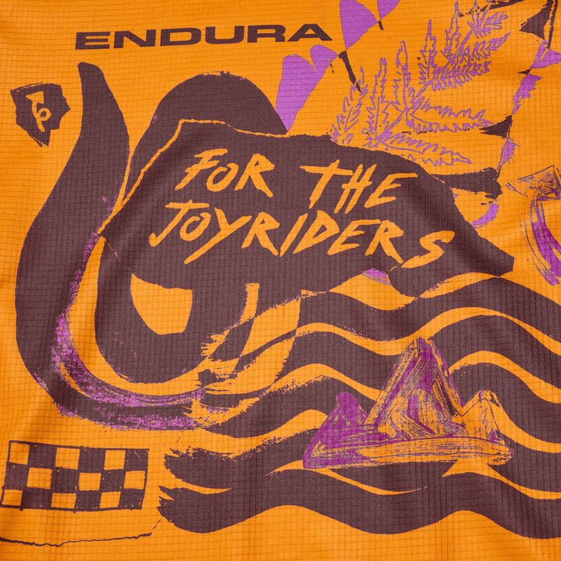 Dětský cyklistický dres Endura Singletrack Core Jr end orange 3