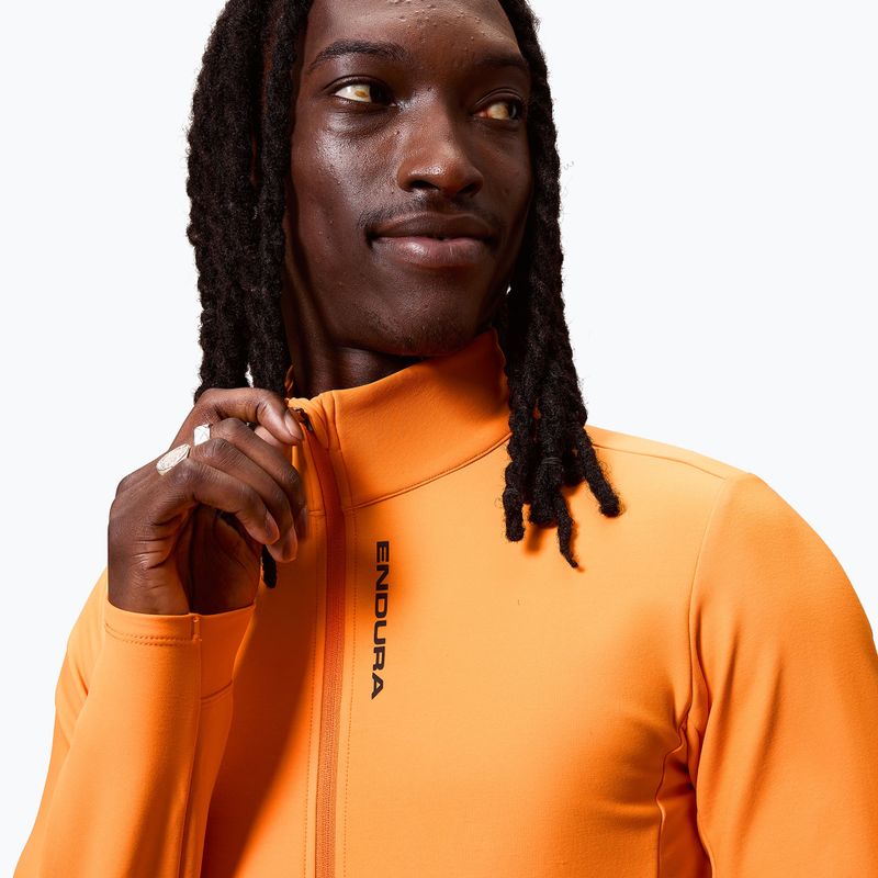 Pánská cyklistická mikina Endura Loop Ride L/S Jersey end orange 5