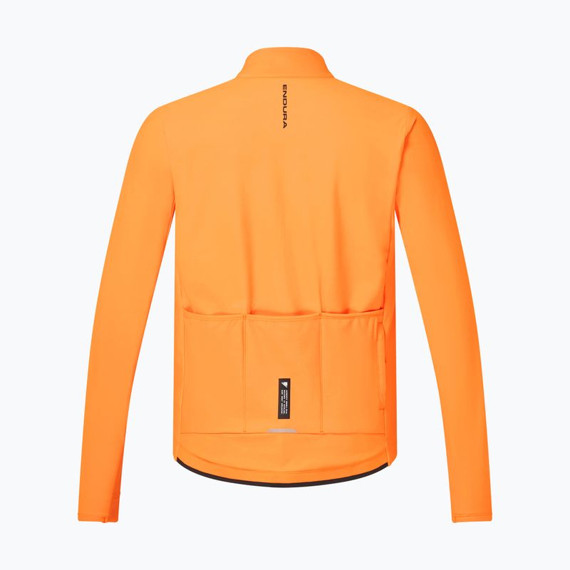 Pánská cyklistická mikina Endura Loop Ride L/S Jersey end orange 7