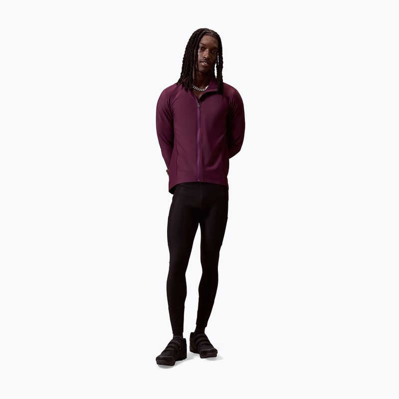 Pánská cyklistická mikina Endura Loop Ride L/S Jersey black cherry 2