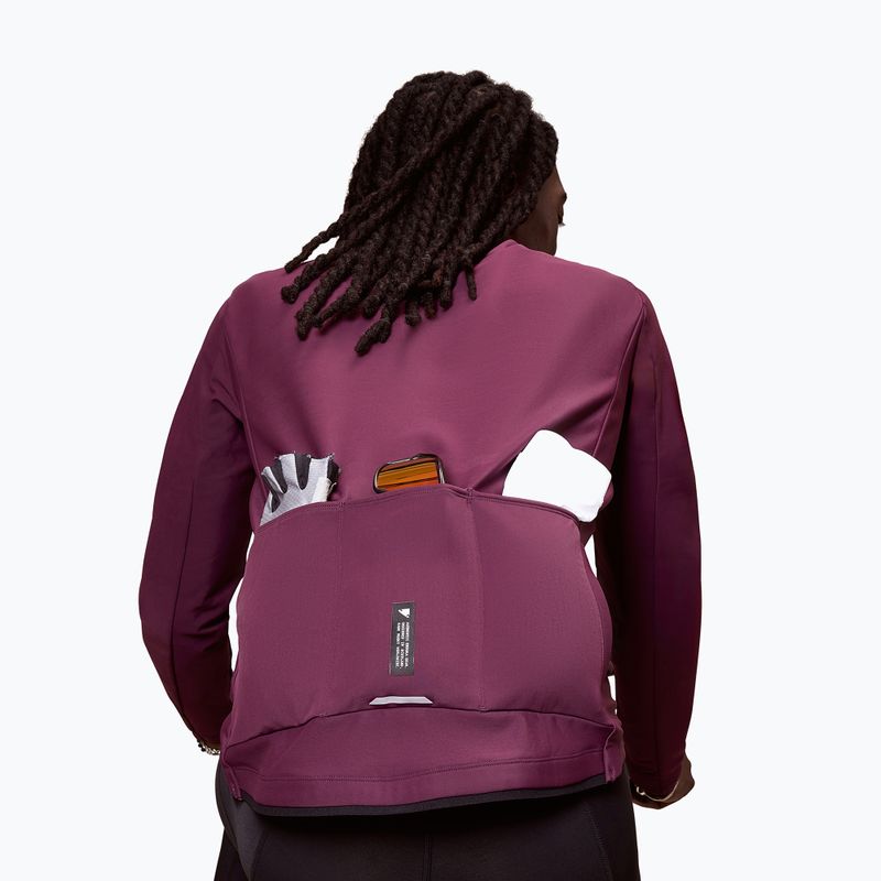 Pánská cyklistická mikina Endura Loop Ride L/S Jersey black cherry 6