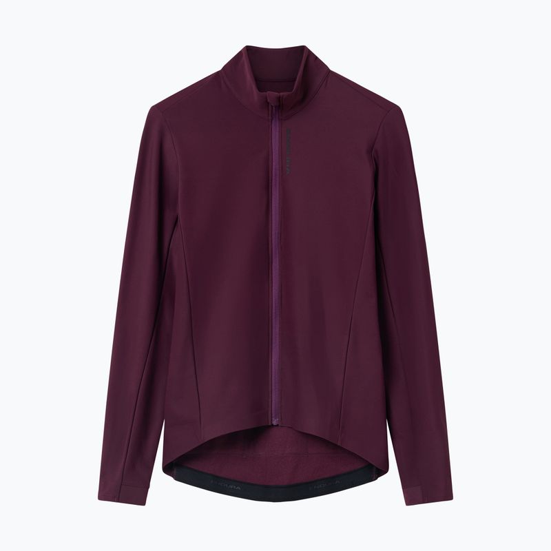 Pánská cyklistická mikina Endura Loop Ride L/S Jersey black cherry 7