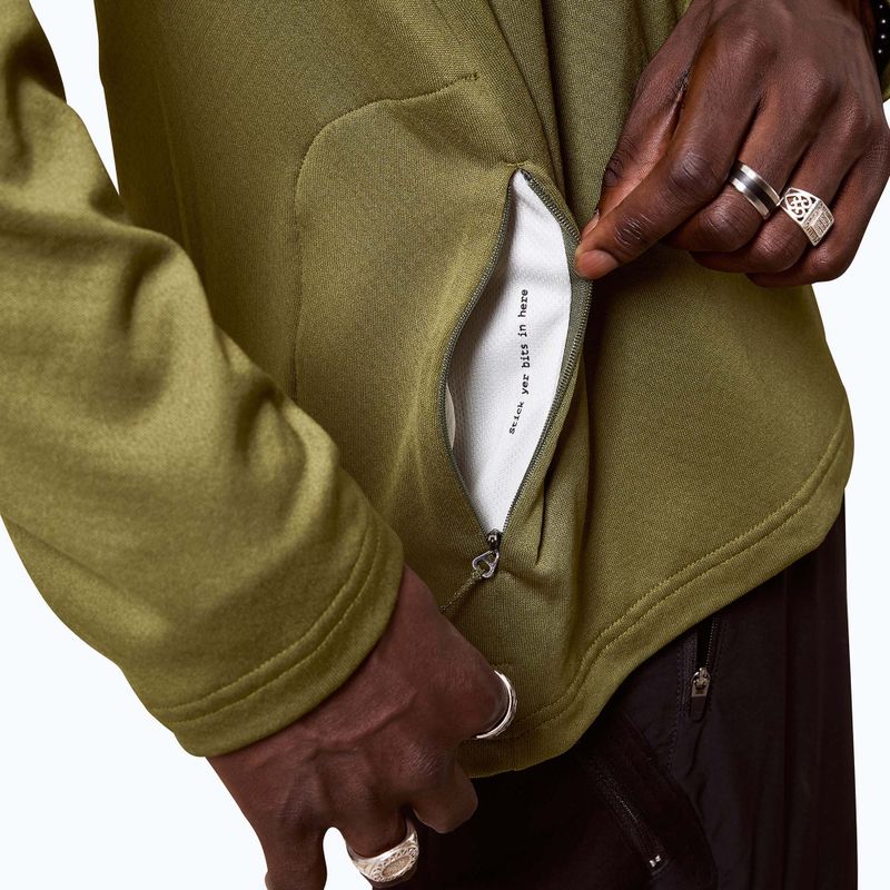 Pánské cyklistické triko s dlouhým rukávem Endura Alltrack Roam Fleece moss green 6