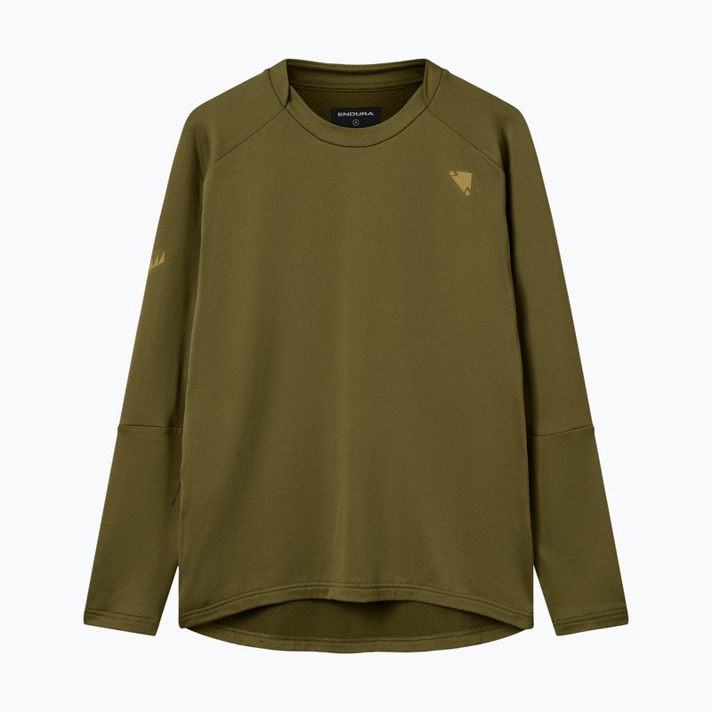 Pánské cyklistické triko s dlouhým rukávem Endura Alltrack Roam Fleece moss green 7