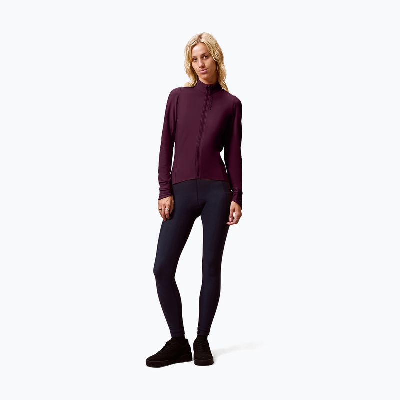 Dámská cyklistická mikina Endura Loop Ride L/S Jersey black cherry 2