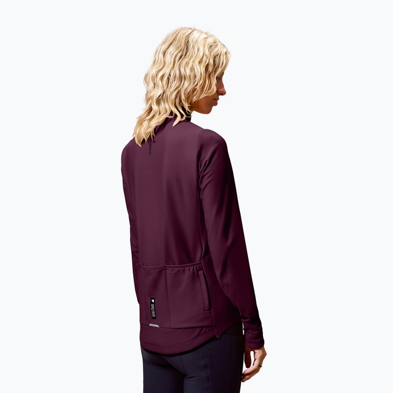 Dámská cyklistická mikina Endura Loop Ride L/S Jersey black cherry 3