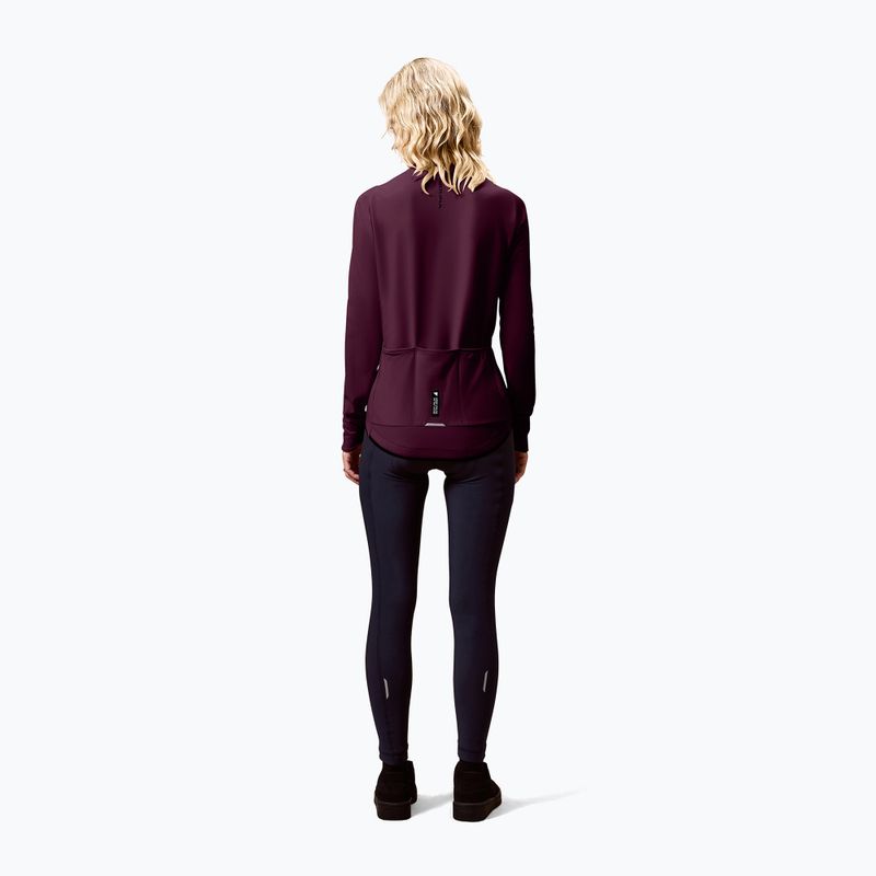 Dámská cyklistická mikina Endura Loop Ride L/S Jersey black cherry 4
