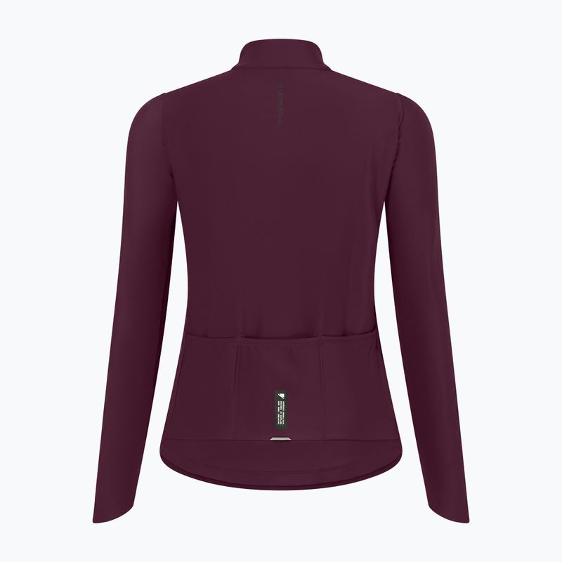 Dámská cyklistická mikina Endura Loop Ride L/S Jersey black cherry 8