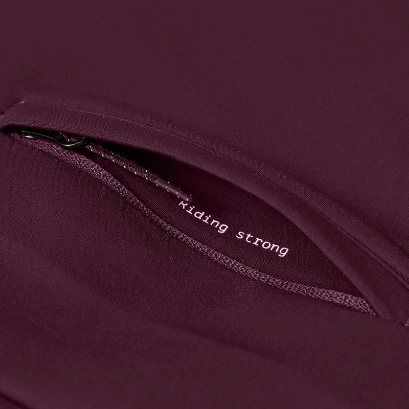 Dámská cyklistická mikina Endura Loop Ride L/S Jersey black cherry 9