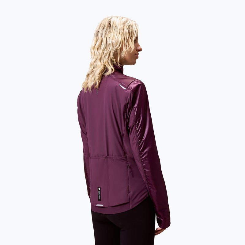 Dámská cyklistická bunda Endura Pro SL Race Insulated W black cherry 3