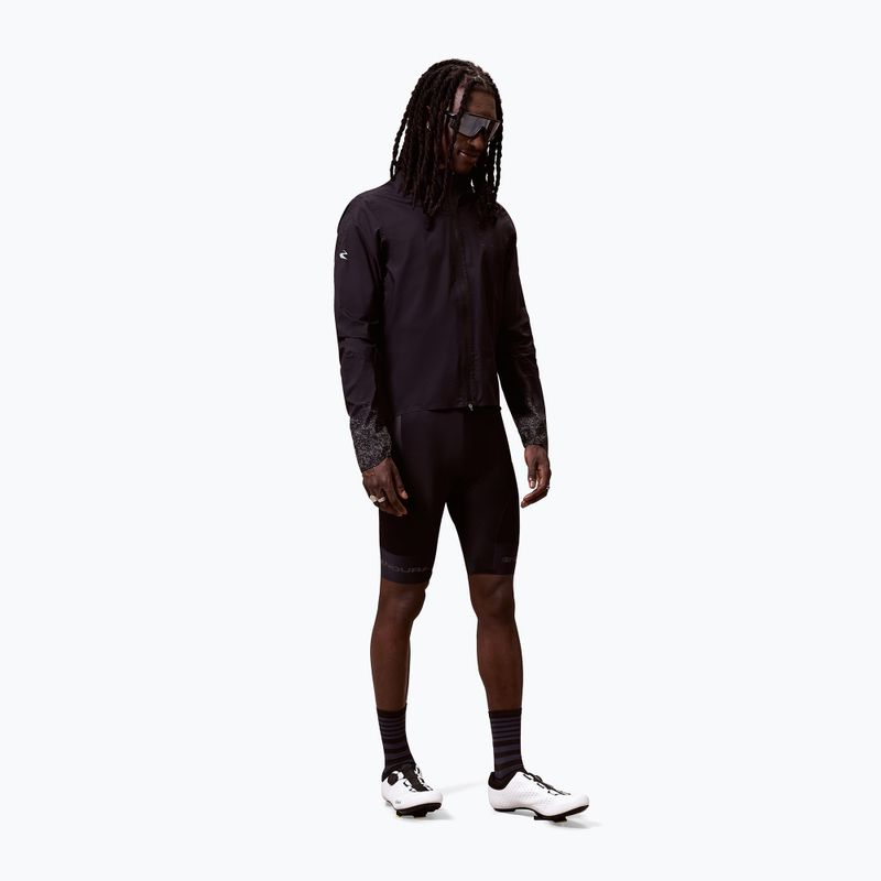Pánská cyklistická bunda Endura Alltrack Race Cape black reflective rint 2