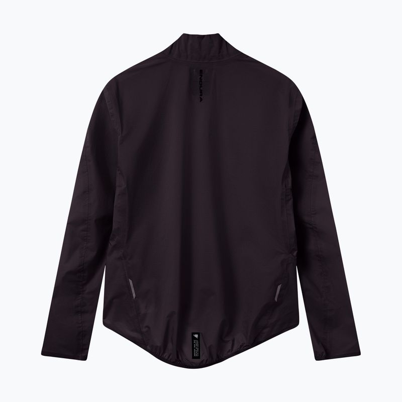 Pánská cyklistická bunda Endura Alltrack Race Cape black reflective rint 8