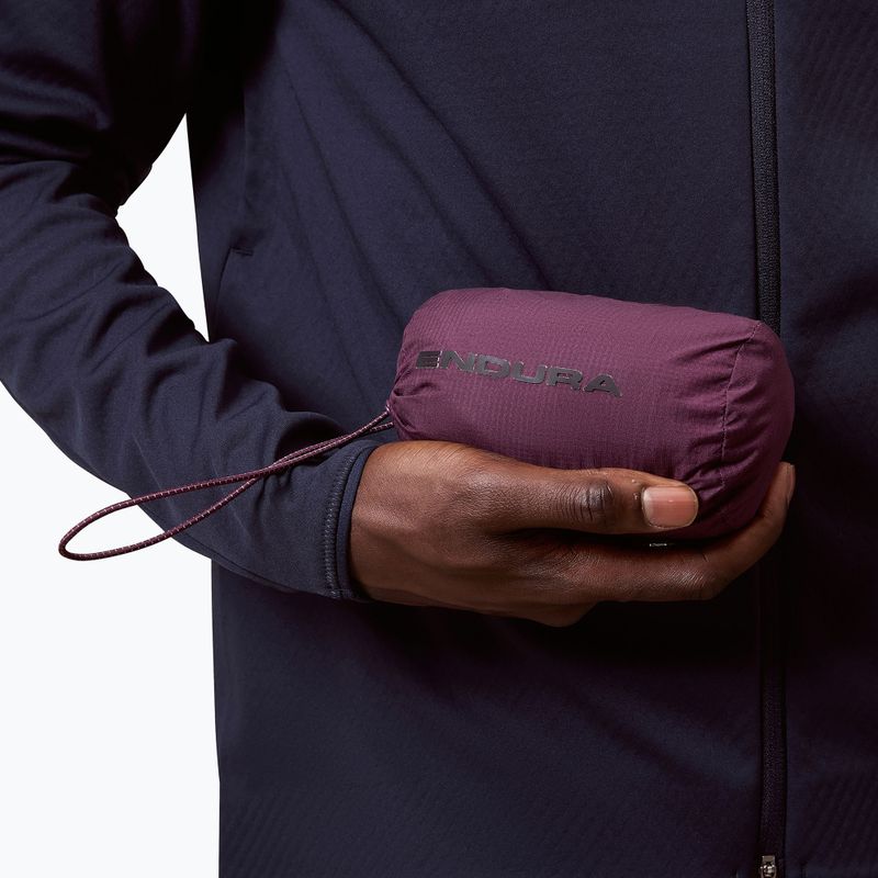 Pánská cyklistická bunda Endura Alltrack Race Cape black cherry 7