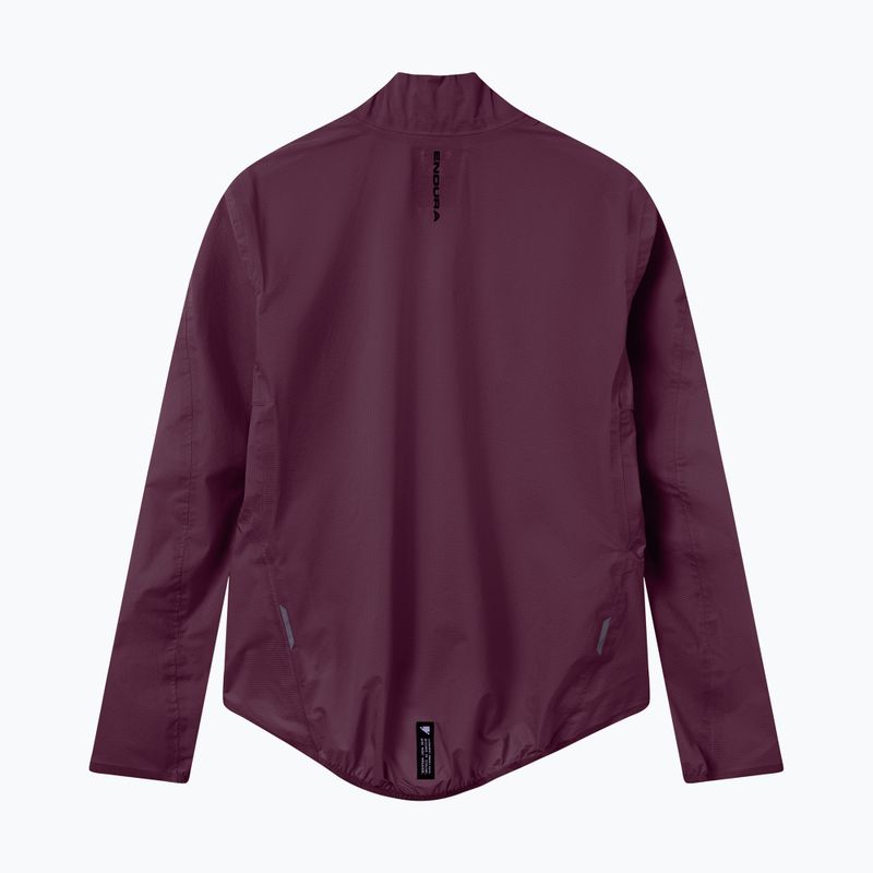 Pánská cyklistická bunda Endura Alltrack Race Cape black cherry 9