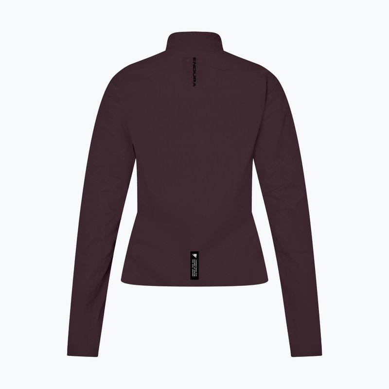 Dámská cyklistická bunda Endura Alltrack Race Cape black cherry 9