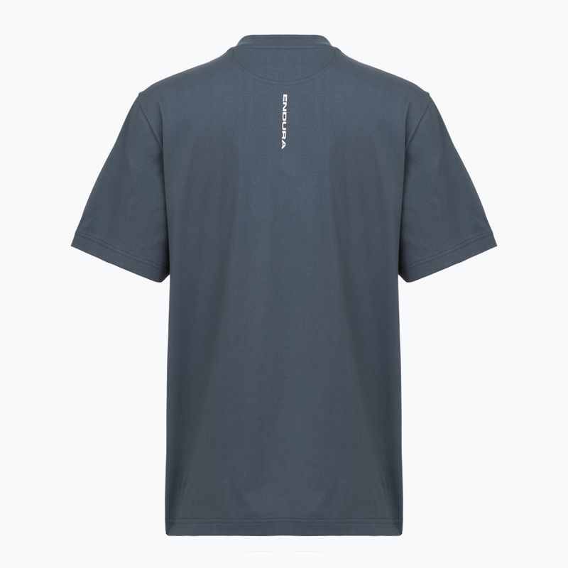 Cyklistický dres Endura Icon Logo Graphic Tee carbon grey 2