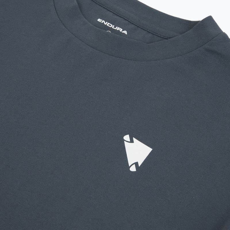 Cyklistický dres Endura Icon Logo Graphic Tee carbon grey 3