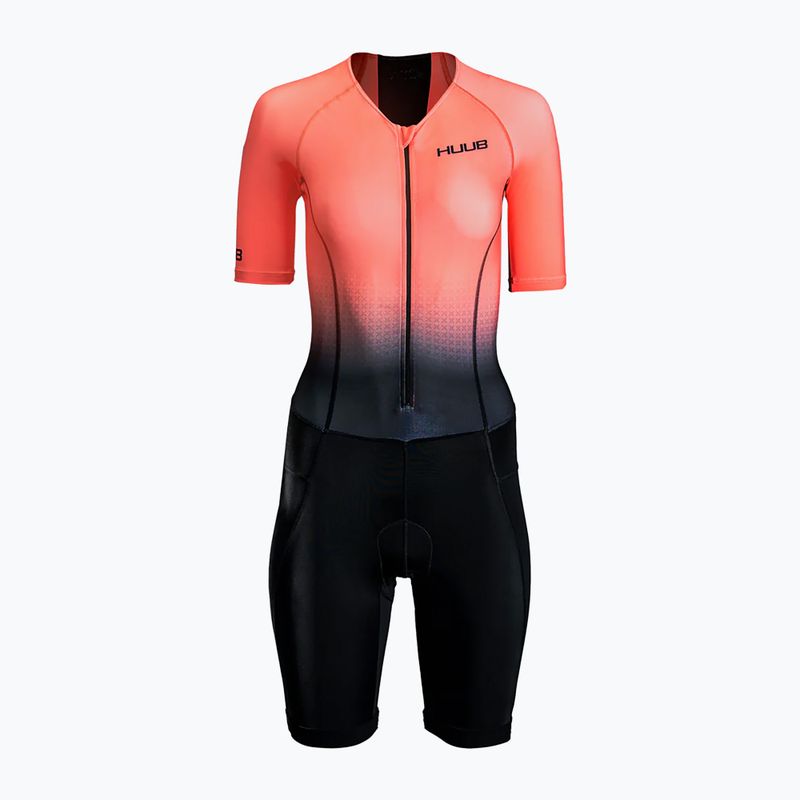Dámský triatlonový oblek HUUB Commit Long Course Suit black/coral