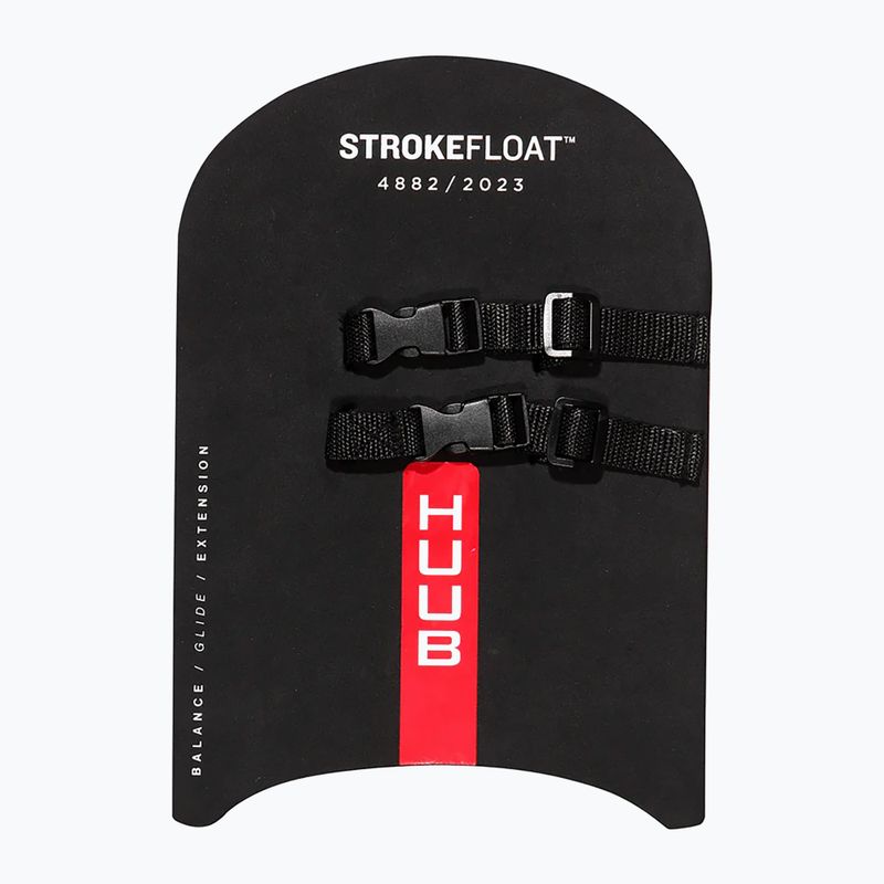 Plavecká deska HUUB Strokefloat black/red