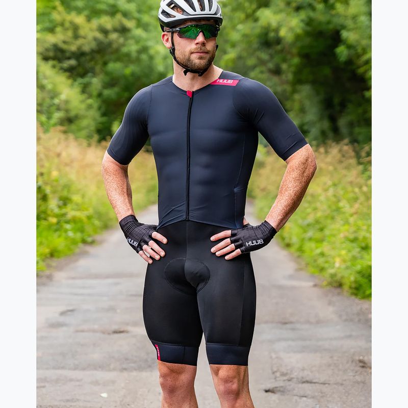 Pánská cyklistická kombinéza HUUB Strada Road Speed black/red 3