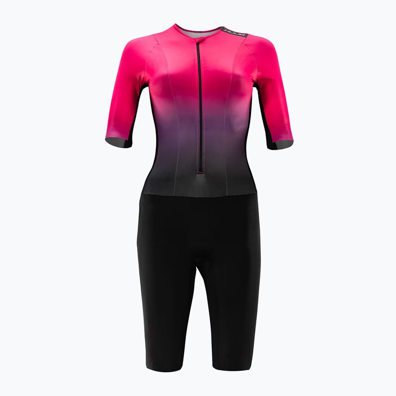 Dámská triatlonová kombinéza HUUB Collective Tri Suit black/rose fade