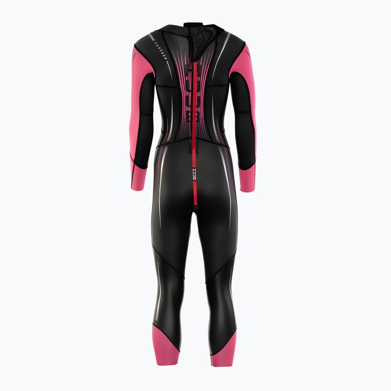 Dámský plavecký neopren  HUUB Surface 3.3 fluo pink 2