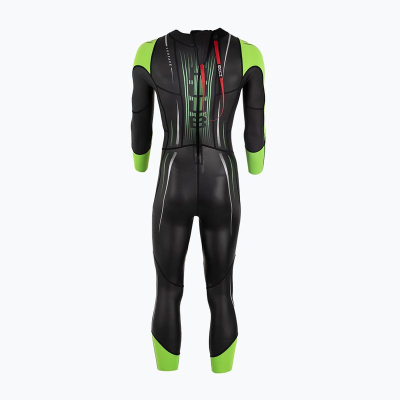 Pánský plavecký neopren  HUUB Surface 3.3 fluo green 2