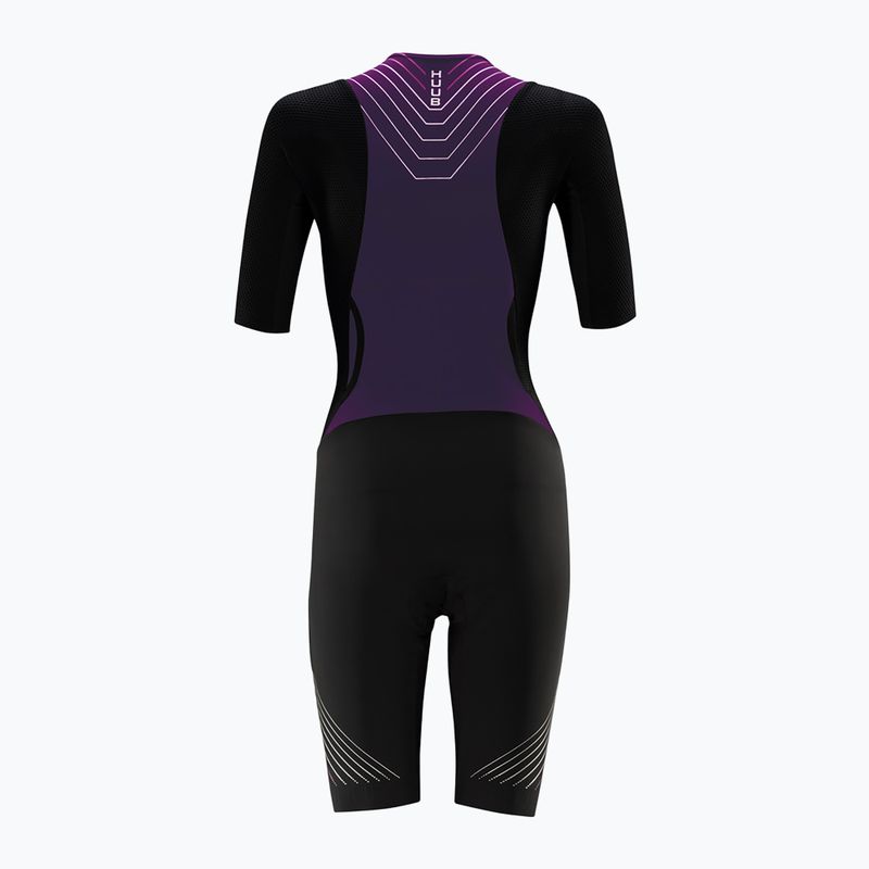 Dámský cyklistický oblek HUUB Pinnacle Tri Suit W black / grape 2