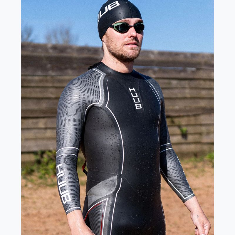 Pánský triatlonový neopren HUUB SUB7 3:5 black/grey 3
