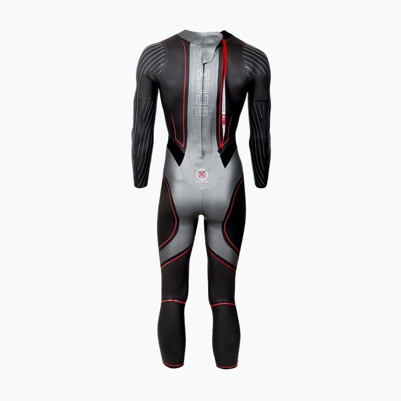 Pánský triatlonový neopren HUUB Aegis XV 3:5 black/silver 2