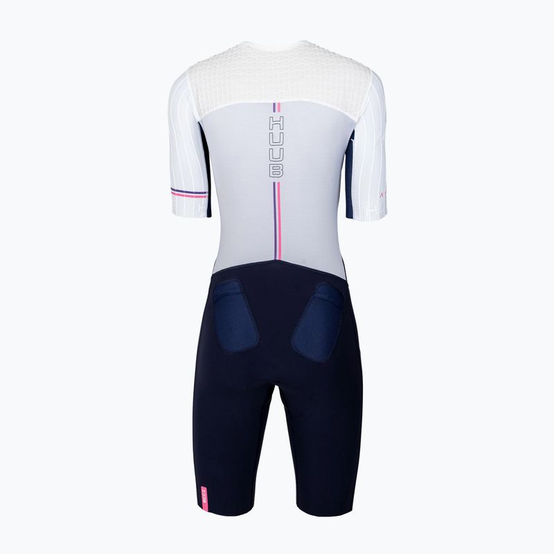 Dámský triatlonový dres HUUB Anemoi 3 SUB22 white/navy/pink 2