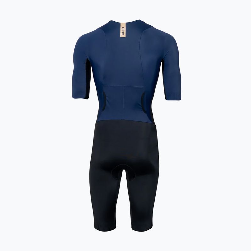 Pánský triatlonový dres HUUB Collective Trisuit navy/black 2