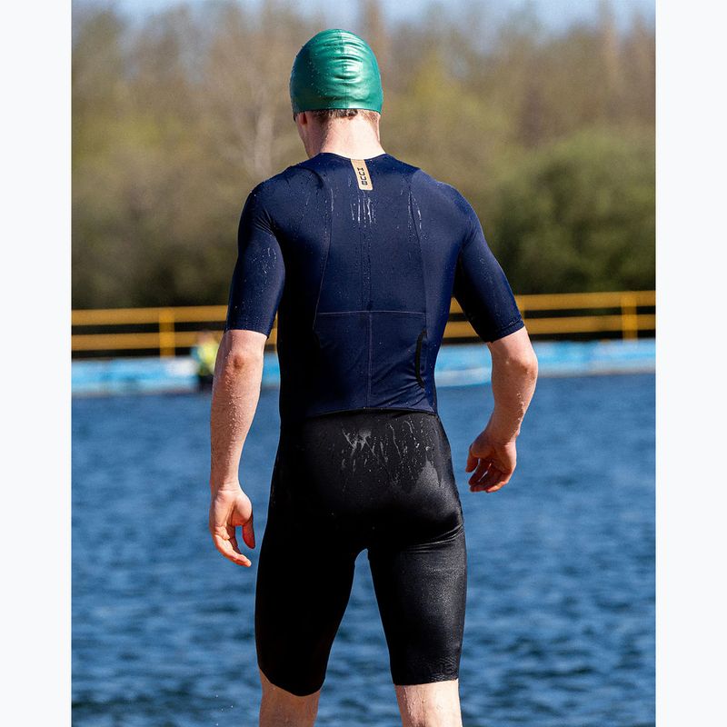 Pánský triatlonový dres HUUB Collective Trisuit navy/black 5