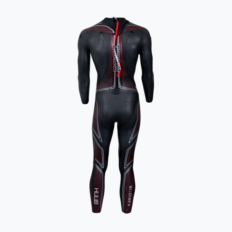 Pánský triatlonový neopren HUUB Aerious III 3:5 black/red 3