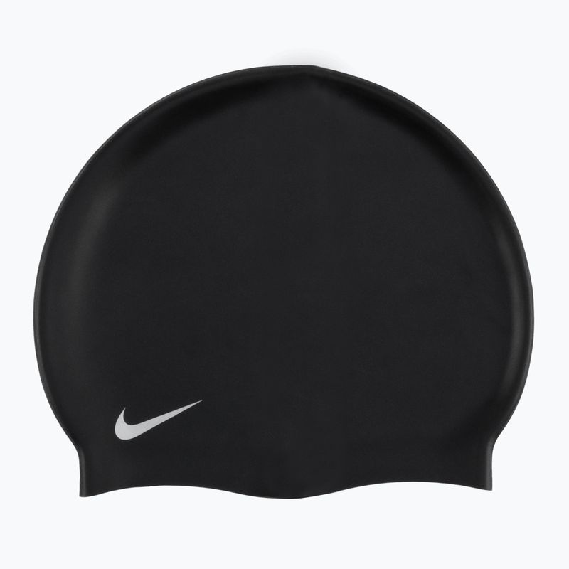 Dětská plavecká čepice Nike Solid Silicone černá TESS0106-001