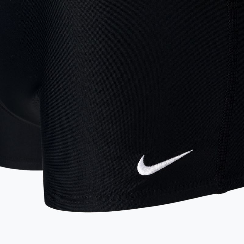 Pánské plavecké boxerky Nike Solid Square Leg černé NESS8111-001 3