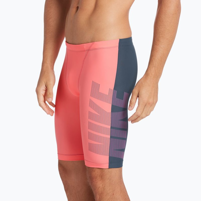 Pánské  plavky Nike Rift Jammer šedo-černé NESS9052 5