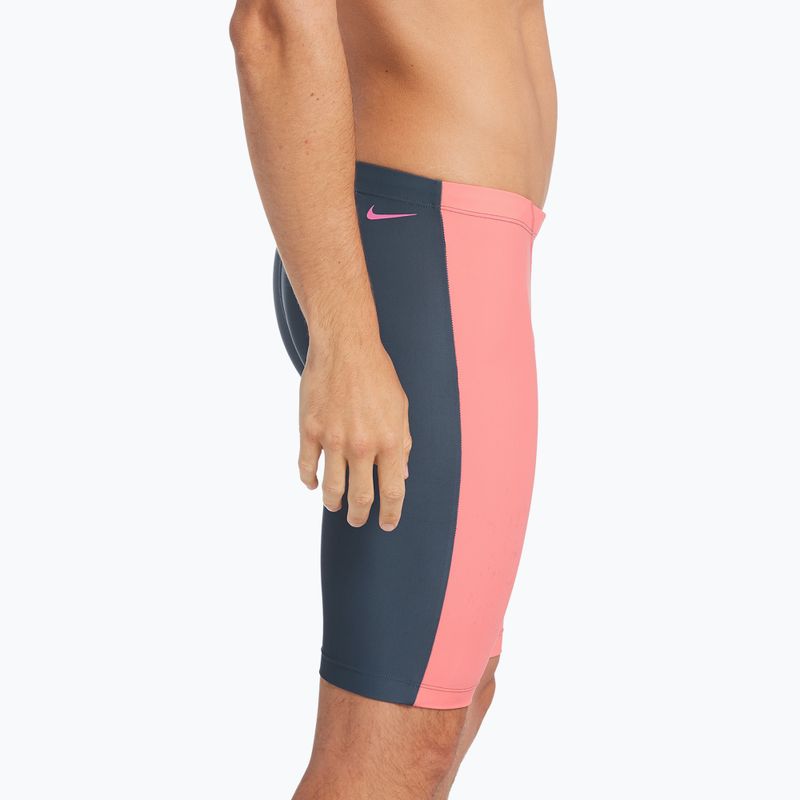 Pánské  plavky Nike Rift Jammer šedo-černé NESS9052 8