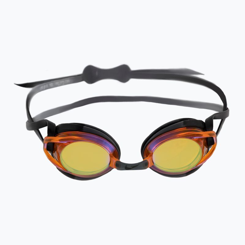 Dětské plavecké brýle Nike REMORA MIRROR JUNIOR černo-oranžové NESS6156 2
